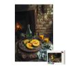 Hami Melon By The Fireplace 1000 Pieces Puzzle for Adults, Educational Intellectual Jigsaw Puzzle, Fruit Fantasy Puzzles for Adults Fun Game 20 * 28.8 Inch view 3