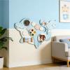 Wall Activity Board - Educational Sensory Panel, Interactive Learning Center Frame, Polymer Box, for Hands-on Cognitive Growth | Multiple Environments Nursery Playroom Child Development Task view 4