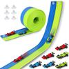 HACOCOLA 15 Ft Flexible Race Track Set with 6 Toy Cars for Kids Age 3 4 5 6 7 8 Years Old view 1