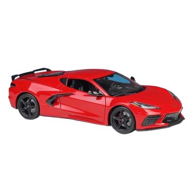 1 18 for 2020 Chevrolet Corvette Stingray Coupe Diecast Vehicle Collectible Collectible Gift(Red)