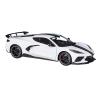 1 18 for 2020 Chevrolet Corvette Stingray Coupe Diecast Vehicle Collectible Collectible Gift(White) view 1
