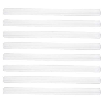 PERSELOSO 8pcs Mini Mahjong Tile Tray Organizer U-Shaped Chinese Mahjong Stand Plastic Holder for Travel and Home Accessories