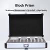 18pcs Optical Ophthalmic Prism Set, High Precision Wedge, Strabismus Measurement, Up to 80D, with Aluminum Case, for Optometry Centers and Hospitals view 3