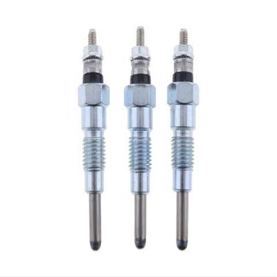 3 Pieces Glow Plug 119718-77801 Compatible With Yanmar Fit intended for Engine Model 2TNV70F-NTKA 3TNV70-XHT 3TNV70-XPLW 3TNV76-XHT 3TNV76-KAZ Aftermarket Replacement