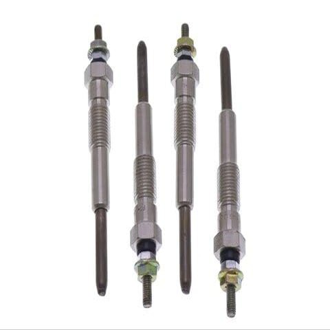 4 Pieces Glow Plug Set Compatible With Komatsu Fit intended for Engine Model 4D95 Aftermarket Replacement