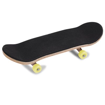 Garosa 5-Layer Maple Wood Fingerboard Skateboard Mini Finger Skateboards with Bearing Wheels PU Pad Alloy Trucks for Kids Adults Stress Relief (Yellow)