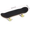 Garosa 5-Layer Maple Wood Fingerboard Skateboard Mini Finger Skateboards with Bearing Wheels PU Pad Alloy Trucks for Kids Adults Stress Relief (Yellow) view 2