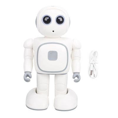 AUNMAS Smart Robot for Kids, USB Rechargeable Voice Control Programmable Interactive Learning Companion RC Robot Birthday Xmas Gifts