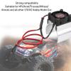 Aluminum Alloy 540/545/550 Motor Heat Sink Radiator, RC Car Heat Sink with Auto - Sensing Cooling Fan, 1/10 RC Motor Radiator for HPI Axial Himoto (Silver) view 4
