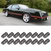 16Pcs Springs for TBSS LM7 1218 Replacement Accessory Easy Installation Install Height view 2