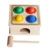 LLTCMAOYI Montessori Square Hammering Ball Toy, Hand-Eye Coordination & Fine Motor Skill Builder view 1