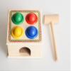 LLTCMAOYI Montessori Square Hammering Ball Toy, Hand-Eye Coordination & Fine Motor Skill Builder view 3