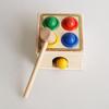 LLTCMAOYI Montessori Square Hammering Ball Toy, Hand-Eye Coordination & Fine Motor Skill Builder view 4