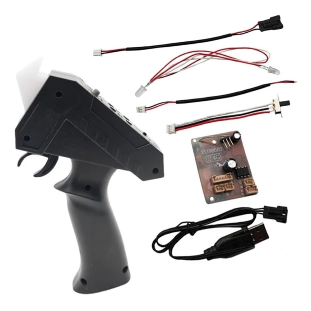 2.4GHz Control Transmitter Receiver Set for MN D90 MN99S MN98 MN78 MN82 MN128 MN168 WPL C14 C24 B14 B24 B16 B36 for RC Car Models