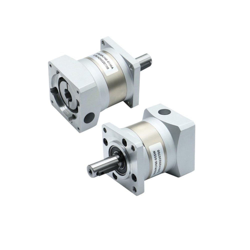 RXDNOZNNK SPLF60 High Precision Low Noise Planetary Gear Reducer Fit Nema23 57 8mm Stepper Electronic Starter Nema24 60ST 14mm 400W Servo for CNC(16 to 1_14MM for SERVO)