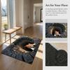 Funny 3D Hole Rug Doormat that Looks Like a Hole, Novelty Optical Illusion Rug Carpet Illusion Hole, Non-Slip Washable Fun Rug for Entryway Pets Kids view 3