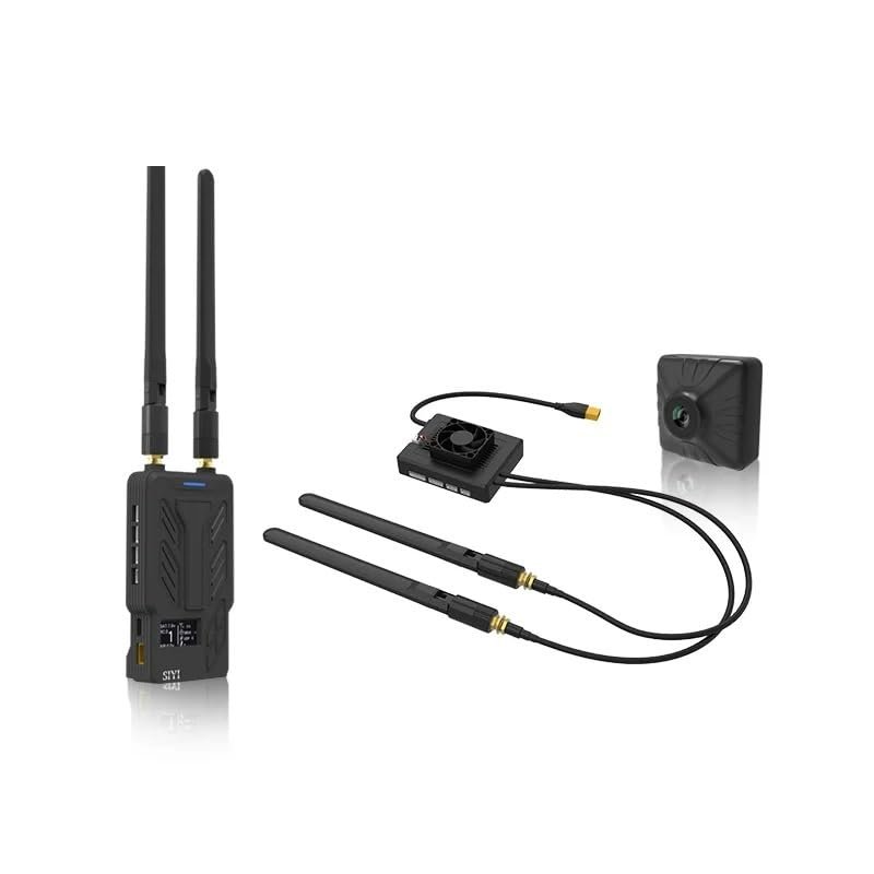 for SIYI HM30 Long Range Full HD Digital Image Transmission 1080p 60fps 150ms for SBUS for PWM Mavlink Telemetry FPV OSD 30KM for OLED Screen Easy to Replace(Standard Combo)