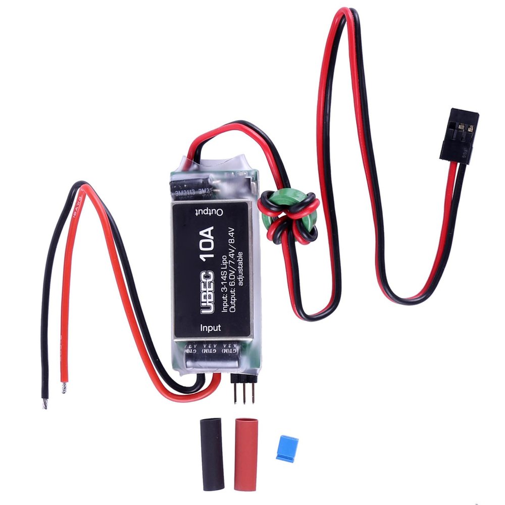 CHICHIYANG 6V 7.4V 8.4V Adjustable Output 10A UBEC 3-14S Lipo High Voltage Regulator Module BEC for Hobbywing