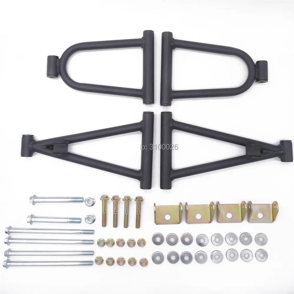 1Set 285mm Front Suspension Swing a Upper/Lower A Of DIY 49cc 50cc 110cc Kids ATV 4 Wheels Quad Bike B Go Kart Parts