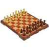 FixtureDisplays Magnetic Travel Chess Set, 11" x 9.4" Folding International Standard Chess Board Game, Portable Compact Design for Home, Office, and Travel 16701NEW-NPF view 2