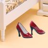 1/4 BJD Doll Shoes High Heels, Resin Miniature Shoes for 1/4 Scale Female Dolls & Action Figures view 2