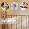 10ft Clear Banister Safety Net for Child & Pets Transparent PETG Railing Guard with Zip Ties & Hole Punch Stair & Balcony Barrier for Childproofing Indoor Outdoor Railings, 33" H Mesh Cover view 4