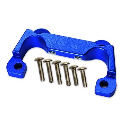 RC Bumper For LOSI Lasernut Tenacity ULTRA LOS231054 U4 DB TT Pro GPM 1/10 Metal Front Bumper Fixed Mount RC Car Upgrade Parts(Blue)
