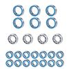 LEWAGH 24Pcs Wheel Hub Axle Blue Rubber Sealed Bearing Kit for Element RC Enduro Sendero 1/10 RC Car Truck Model Parts view 1