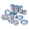 LEWAGH 24Pcs Wheel Hub Axle Blue Rubber Sealed Bearing Kit for Element RC Enduro Sendero 1/10 RC Car Truck Model Parts view 2