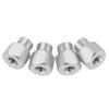 4Pcs 2mm/3mm/5mm Stainless Steel Wheel Hex 4mm Adapters Coupler for Axial SCX24 FMS FCX24M 1/24 RC Car Upgrade Parts(2mm) view 1