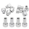 4Pcs 2mm/3mm/5mm Stainless Steel Wheel Hex 4mm Adapters Coupler for Axial SCX24 FMS FCX24M 1/24 RC Car Upgrade Parts(2mm) view 2