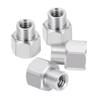 4Pcs 2mm/3mm/5mm Stainless Steel Wheel Hex 4mm Adapters Coupler for Axial SCX24 FMS FCX24M 1/24 RC Car Upgrade Parts(2mm) view 3