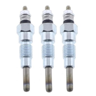 Auto Glow Plugs for Yanmar 3TN66C 3TN66UJ 3TNA72UJ 3TNA72UJ3 3TNE74 3Pcs Heater Glow Plugs Maintenance Kit M87919 AT110814 0250202110