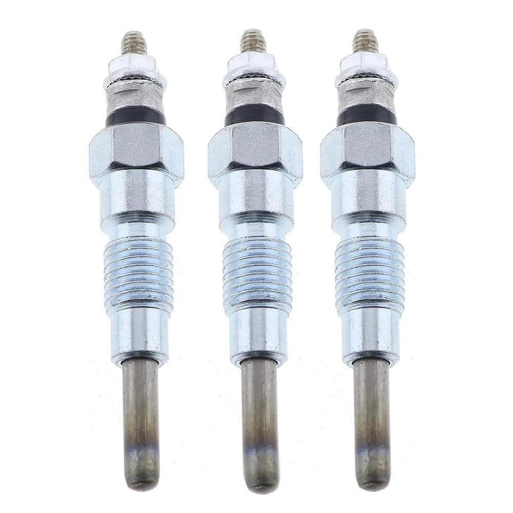 Auto Glow Plugs for Yanmar 3TN66C 3TN66UJ 3TNA72UJ 3TNA72UJ3 3TNE74 3Pcs Heater Glow Plugs Maintenance Kit M87919 AT110814 0250202110