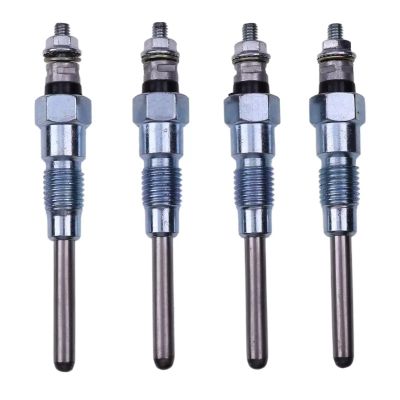 Auto Glow Plugs for Kubota Tractor M Series M6800 M6800DT M6800HD V3300 V3600 V3800 Engine 4X 88mm Auxiliary Heater Glow Plugs 1641565512 (4pcs)