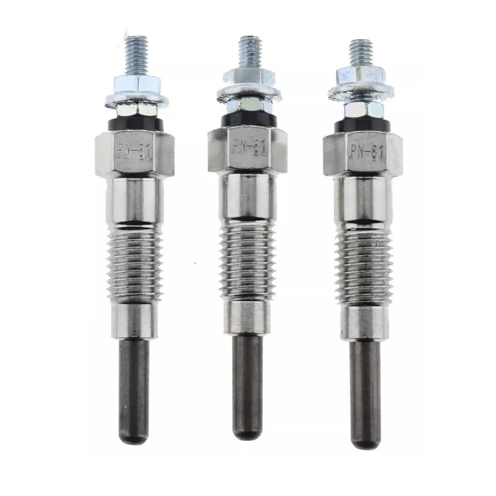 Auto Glow Plugs for Kawasaki for Mule 2510 3010 4010 2000-2013 3pcs Heater Glow Plugs 1526165510 1552165512 1569465510 1569465512