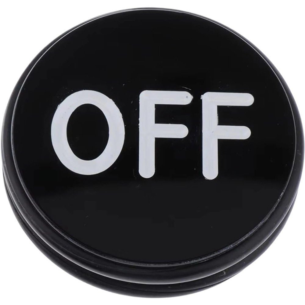 Vobumix On/Off Puck Button Casino Craps Dealer Button Puck Markers Button for Poker Texas Hold 'em and Card Games Supplies