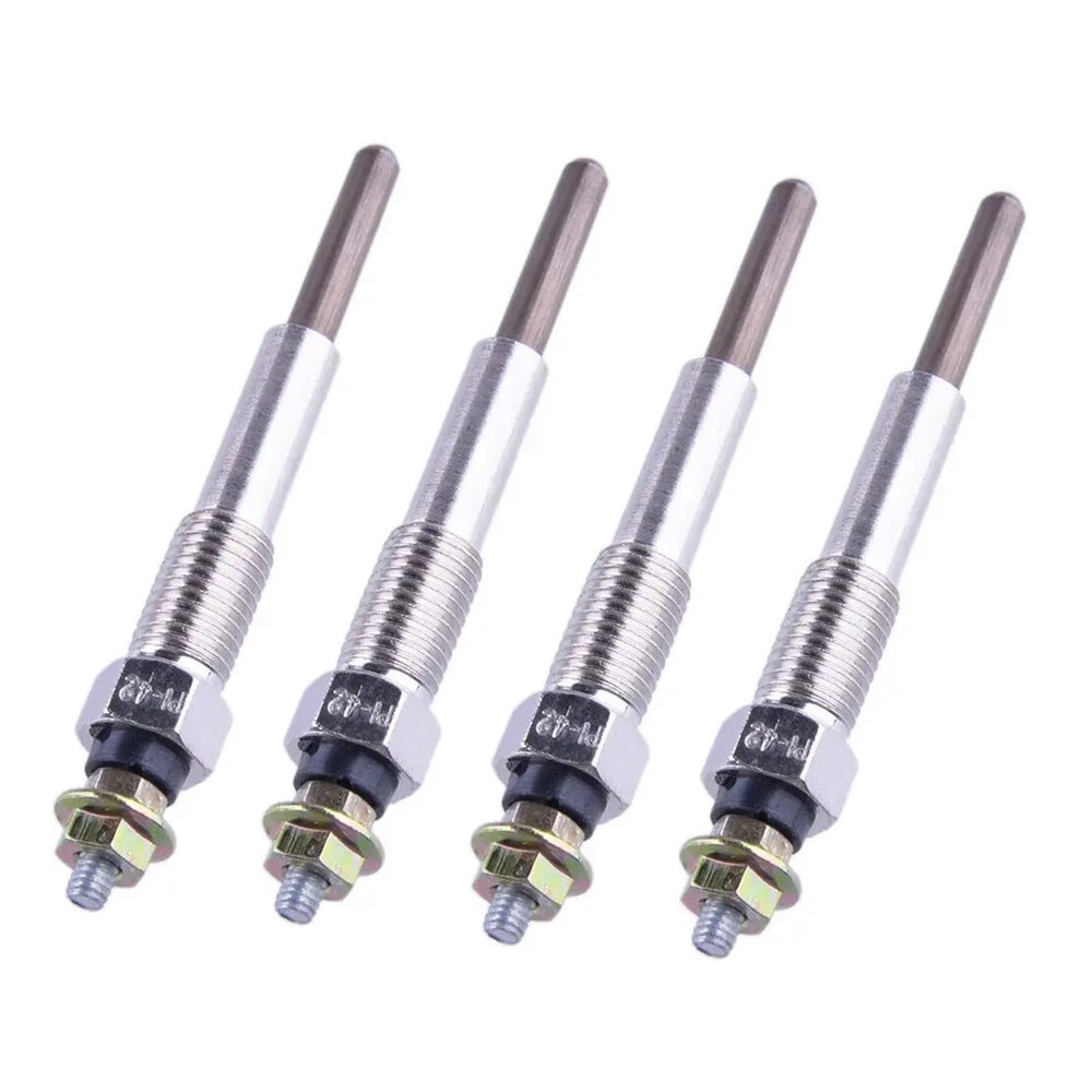 Auto Glow Plugs for Isuzu C240 C190 C201 4FA1 4PCS Auxiliary Heater Glow Plug Engine Replacement 9825119780 C240PKG C240PKJ