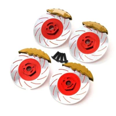 RC Crawlers Models For Sakura D3 D4 For Racing 1/10 Brake Disc 4Pcs For Sport Edition RC Drift Car Upgrade Part Aluminum Alloy Accessory(Size2)