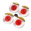 RC Crawlers Models For Sakura D3 D4 For Racing 1/10 Brake Disc 4Pcs For Sport Edition RC Drift Car Upgrade Part Aluminum Alloy Accessory(Size2) view 1