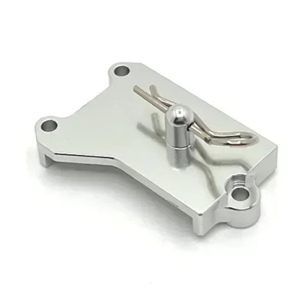 RC Car Toys Components For SCY 1/16 Metal Servo Mount Plate Holder Remote Control Car Upgrade Modifications Parts Accessories(Silver)