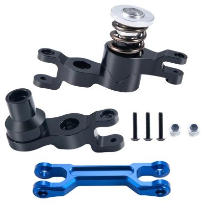 For X-Maxx 1/5 Aluminum Alloy Steering Assembly Bellcranks Support Servo Saver For Spring RC Car Monster Truck Upgrade Parts RC Car Toys Parts