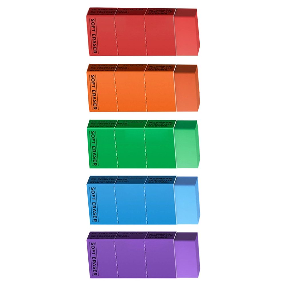 20pcs Eraser Set Fruit Shaped Design Pencil Specific Component Collects Debris Efficient School Use Without Stationery Eraser