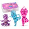 3PCS Baby Squishy Glitter Slow Rising Sugar Squishy Babies Sensory Fidget Toy for Stress Relief Soft Cute Squeeze Desk Decor Gift view 1