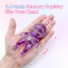 3PCS Baby Squishy Glitter Slow Rising Sugar Squishy Babies Sensory Fidget Toy for Stress Relief Soft Cute Squeeze Desk Decor Gift view 2