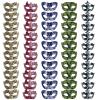 50Pcs Python Pattern Masquerade Venetian Masks,Women Men Vintage 5 Styles Venetian Mardi Gras Masks for Halloween Carnival Party view 1