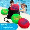LETREEN Water Stone Skipping Discs Set, 4 Pack Fun Pool Toys for Kids view 2