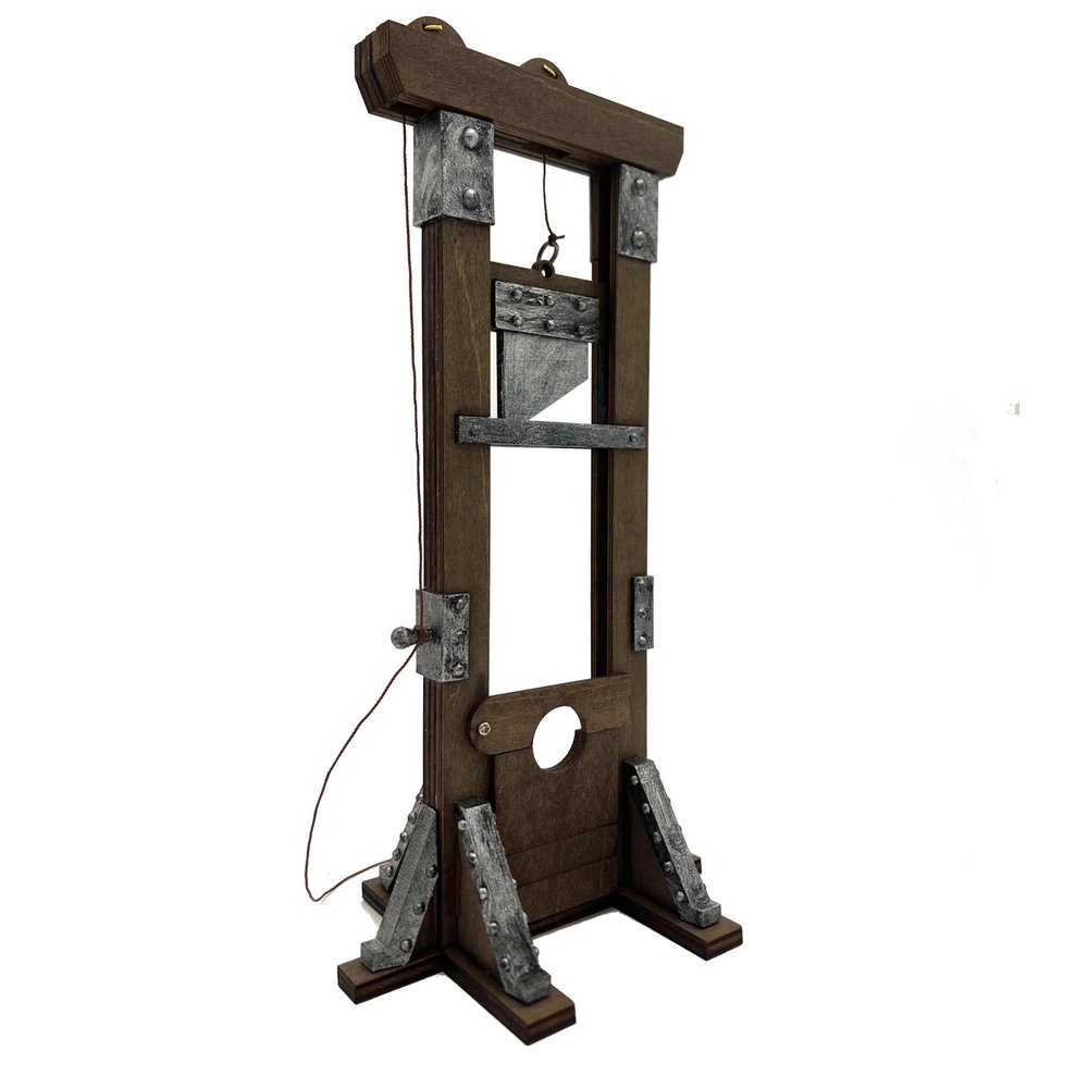 1/12 Scale Miniature Guillotine Model, Desk Decor (A)