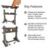1/12 Scale Wooden Pillory Model, Dark Gothic Miniature Prop view 3