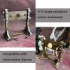 1/12 Scale Wooden Pillory Model, Dark Gothic Miniature Prop view 4